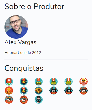 Alex Vargas conquistas Hotmart